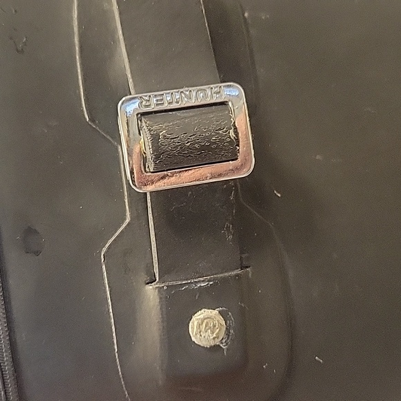 Hunter Classic Tall Black Rain Boots Size 7 - Picture 6 of 12